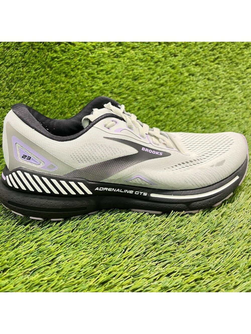 Brooks Adrenaline GTS 23 Womens Size 8.5 Gray Athletic Running Shoes Sneakers